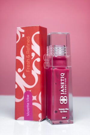 <strong>Violette Vibe Lip Gloss</strong> <br> A fresh yet regal purple energetic, slightly rebellious, but refined.