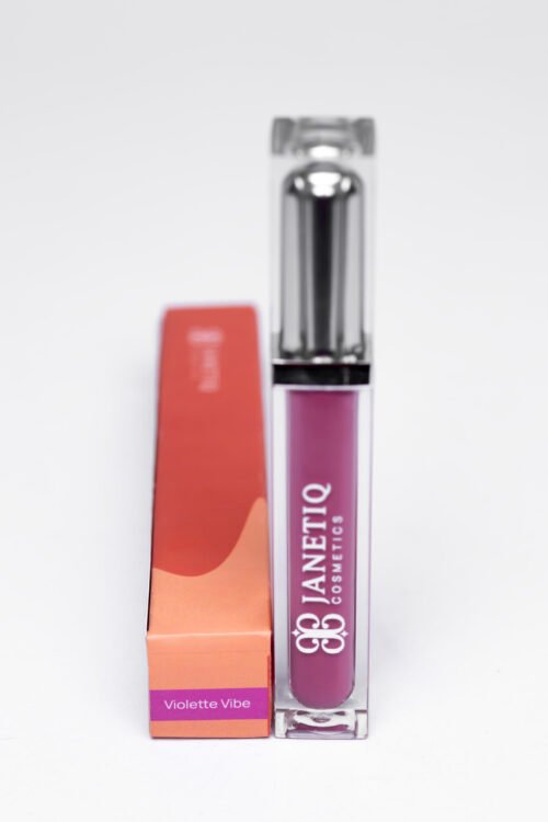 Lip Matte Color: Light Fawn, Candy Peach Salmon Pink, Ruby, Violette Vibe, Coffee Brown – Violette Vibe